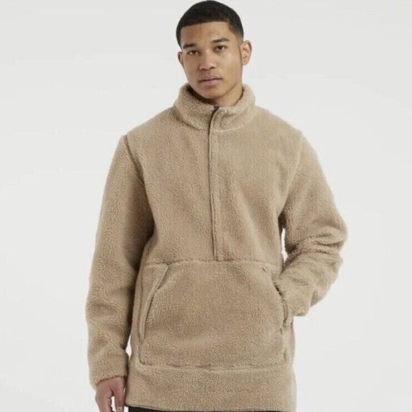 Nike Yoga Therma-FitSherpa Fleece Sweatshirt Beige DD2182-247